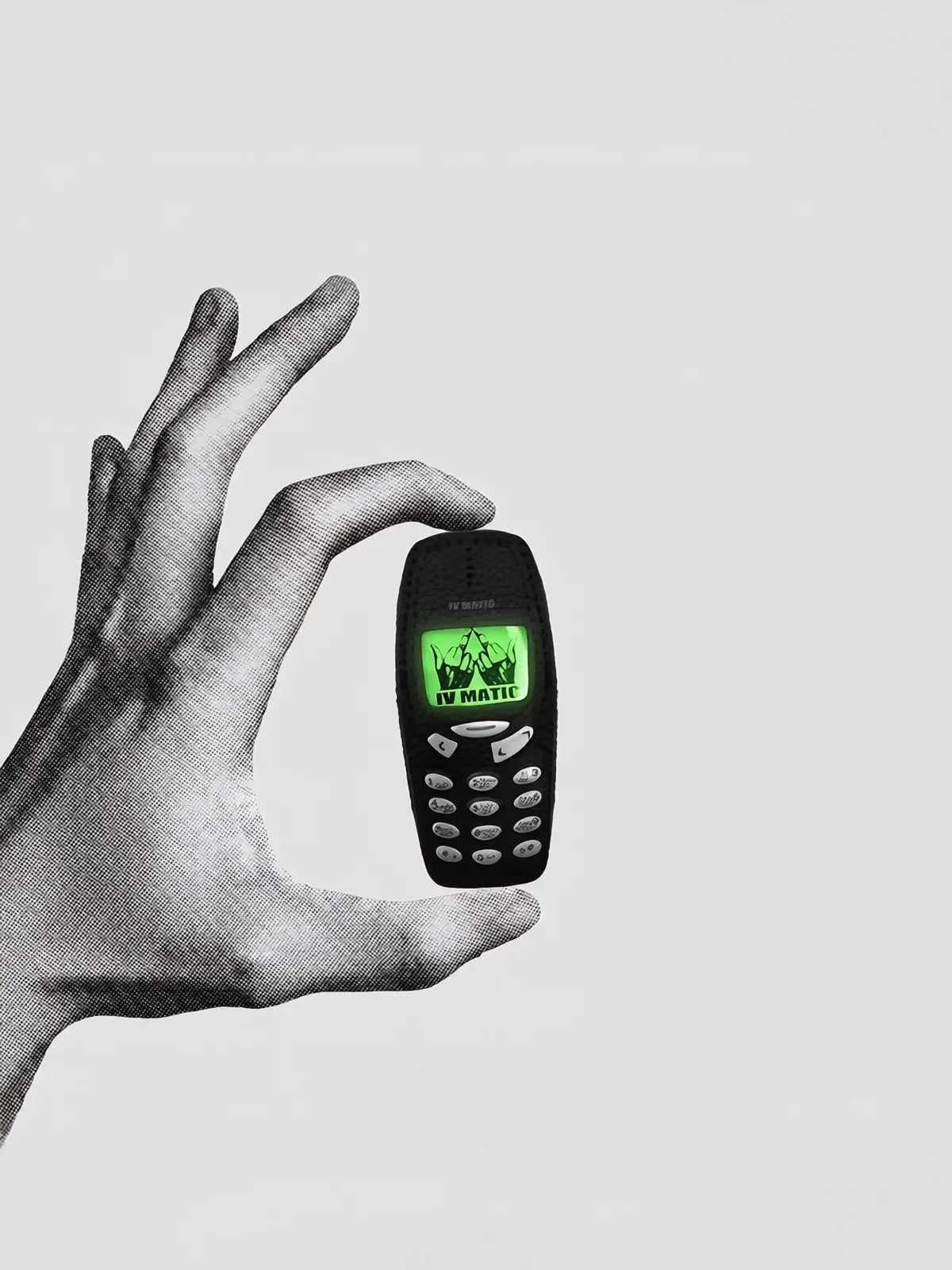 The "Nostalgia 3310" Leather Pendant