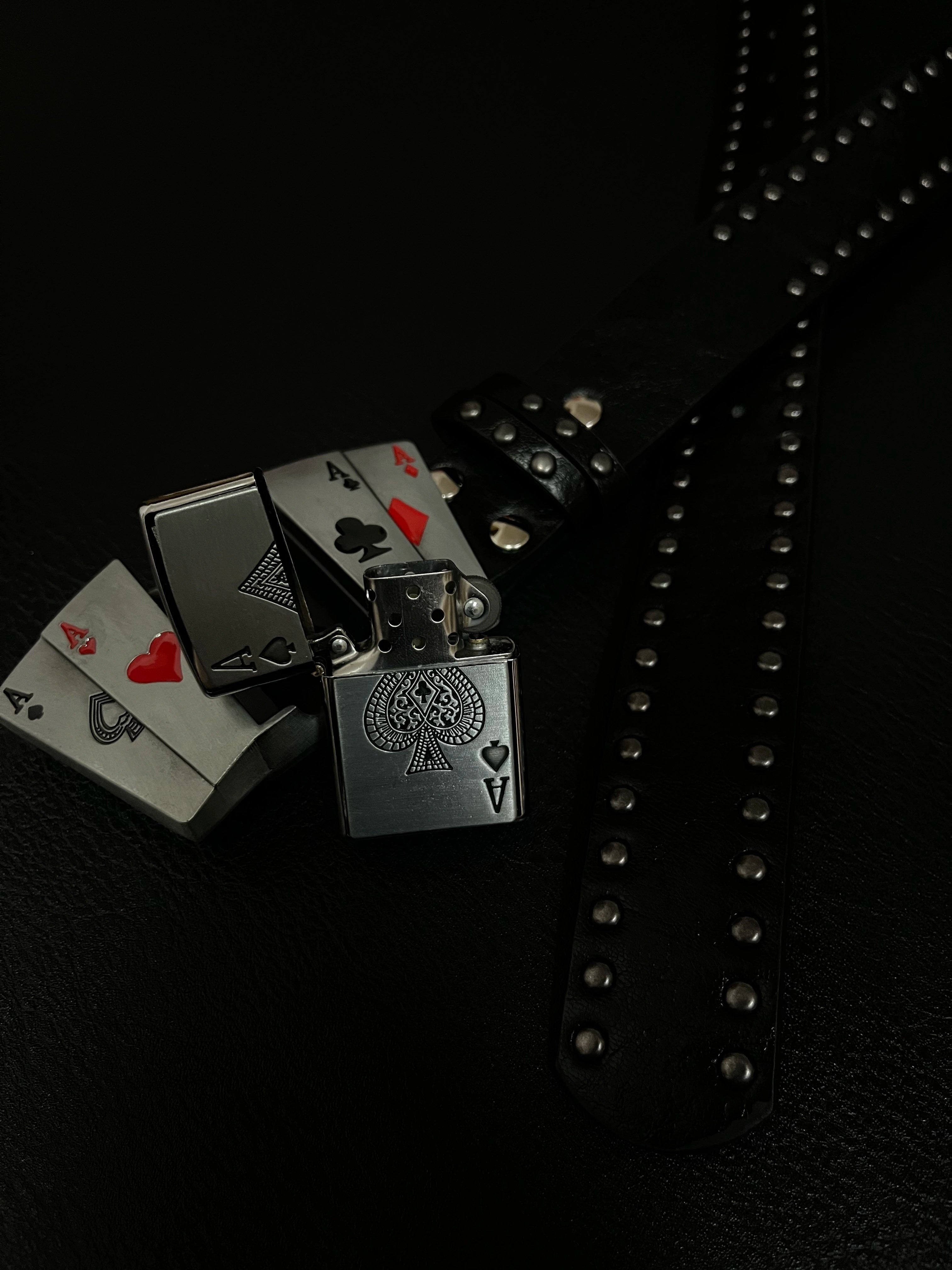 The Four Aces Lighter Belt