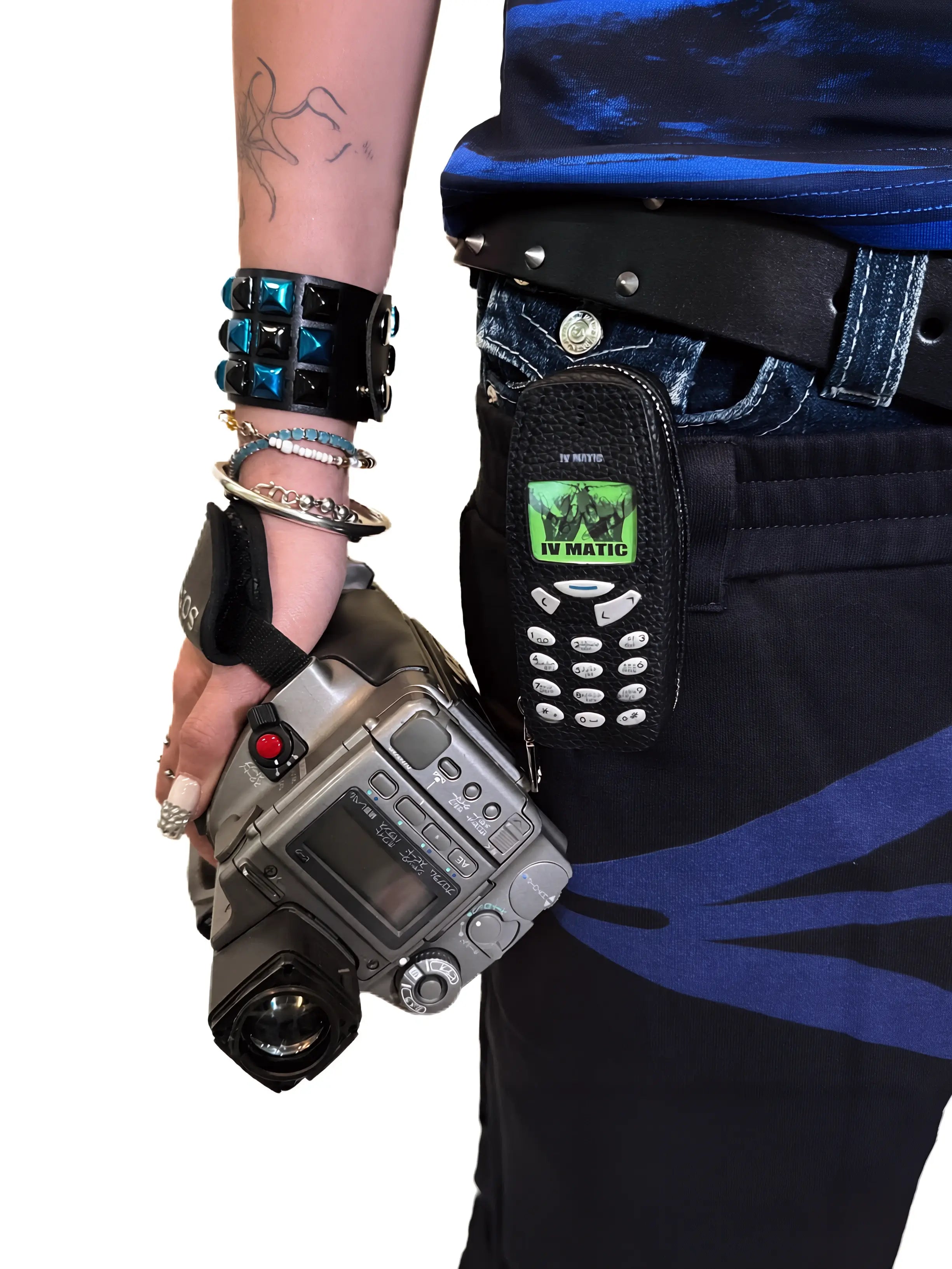 The "Nostalgia 3310" Leather Pendant