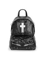 The Cracked Leather Cross Backpack
