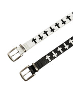 The Gothic Cross Leather Belt