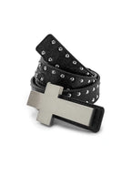 The Brutalist Cross Studded Belt