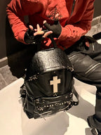 The Cracked Leather Cross Backpack