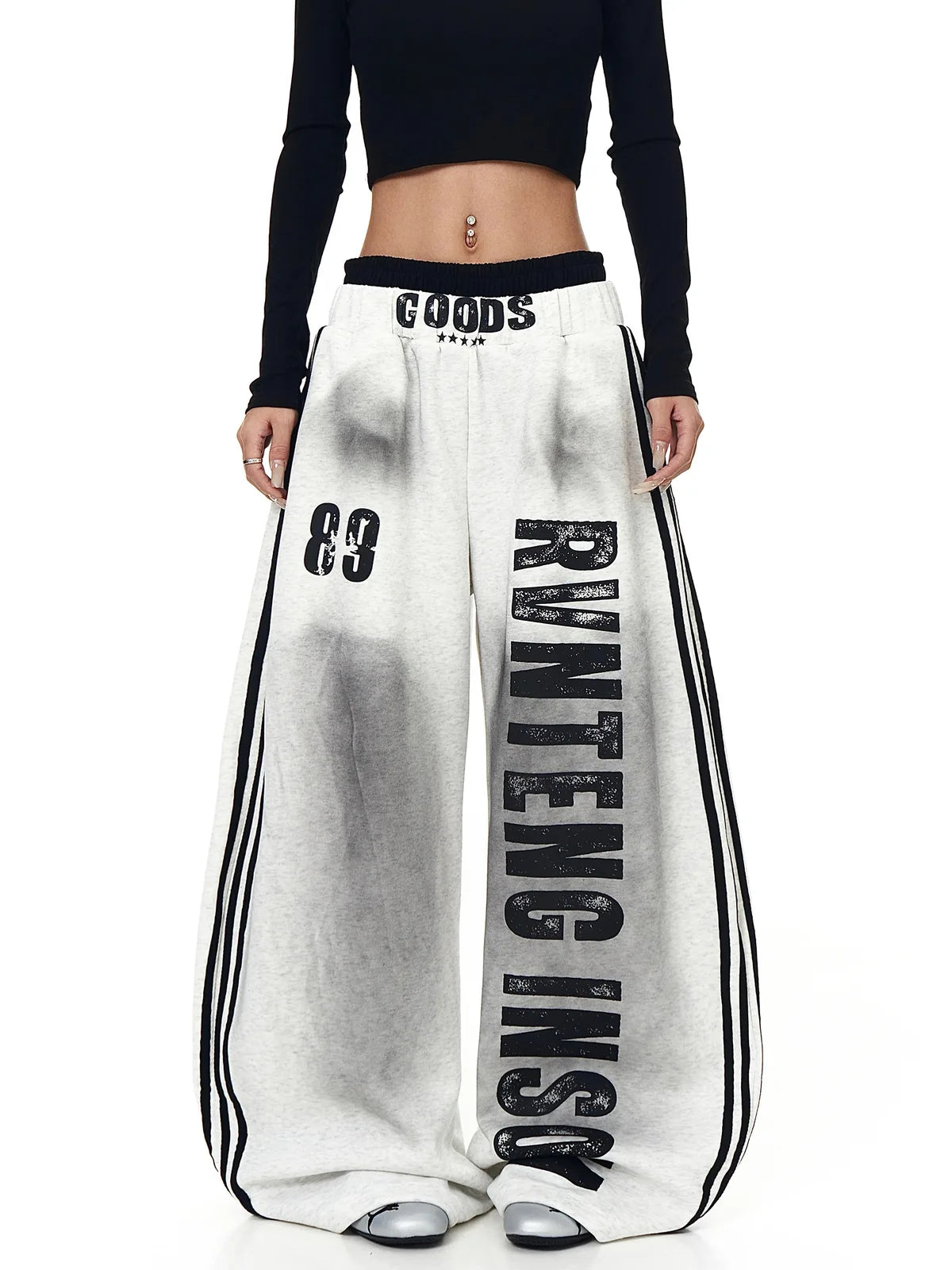 The Dirty Letter Double-Waist Sweatpants