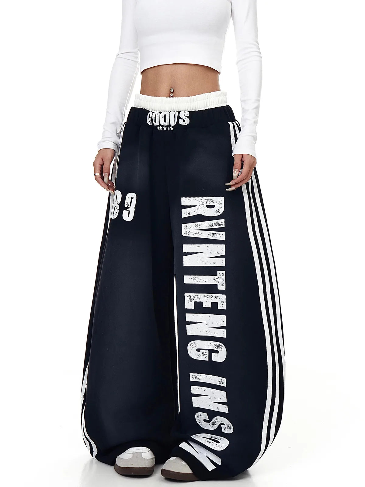 The Dirty Letter Double-Waist Sweatpants