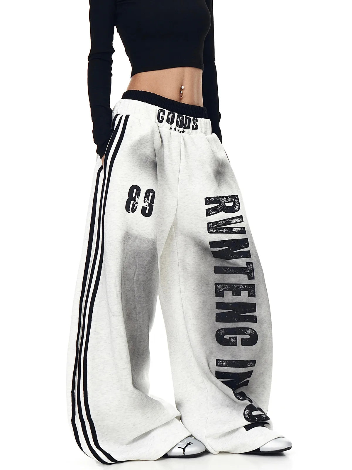 The Dirty Letter Double-Waist Sweatpants