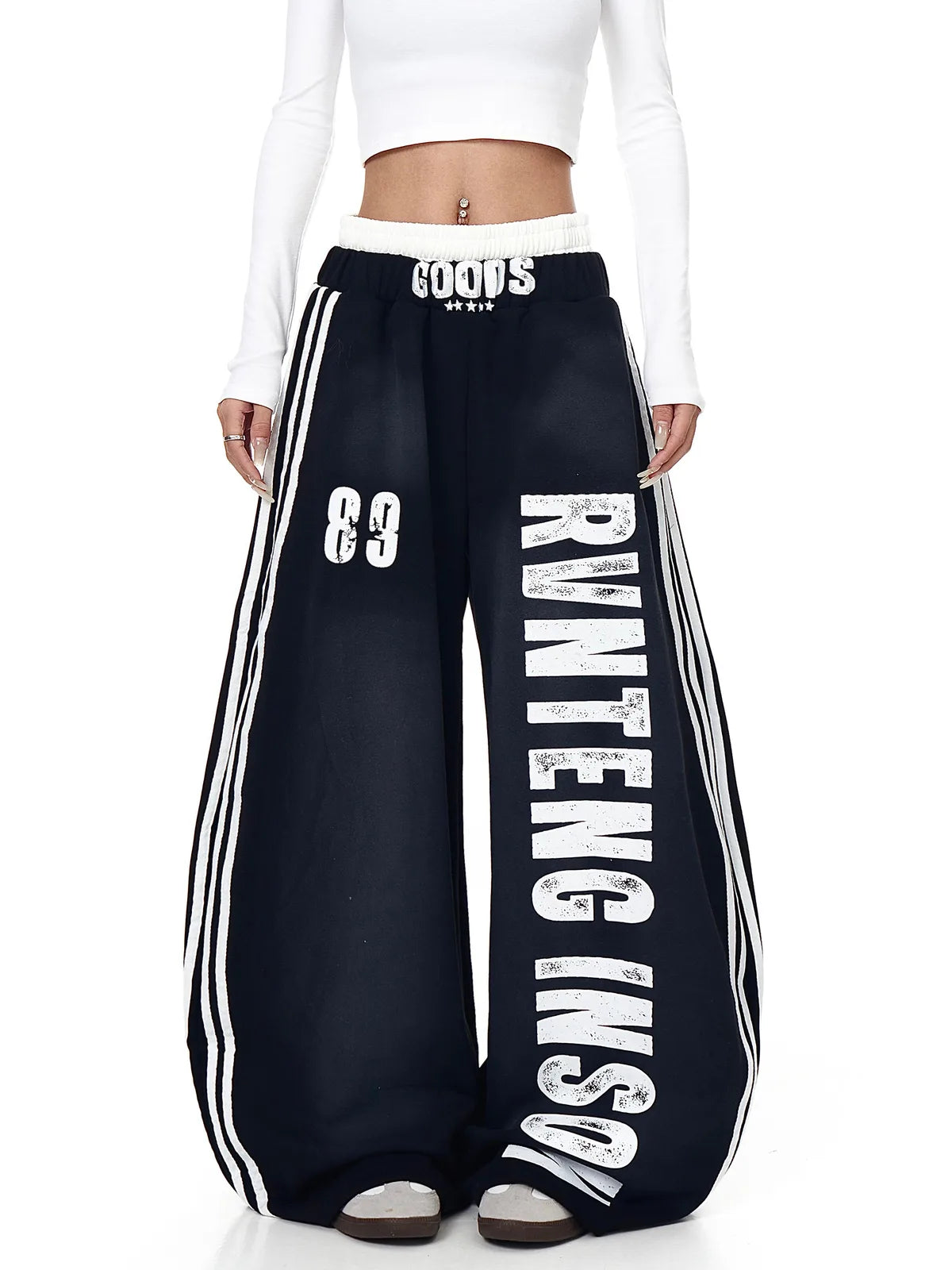 The Dirty Letter Double-Waist Sweatpants