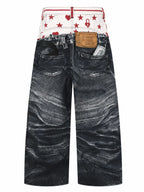 The Double-Waist Curved Baggy Jeans