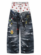 The Double-Waist Curved Baggy Jeans