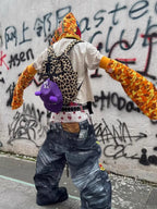 The Double-Waist Curved Baggy Jeans