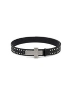 The Brutalist Cross Studded Belt