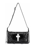 The Crossbound Lace-Up Shoulder Bag