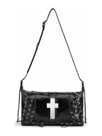 The Crossbound Lace-Up Shoulder Bag