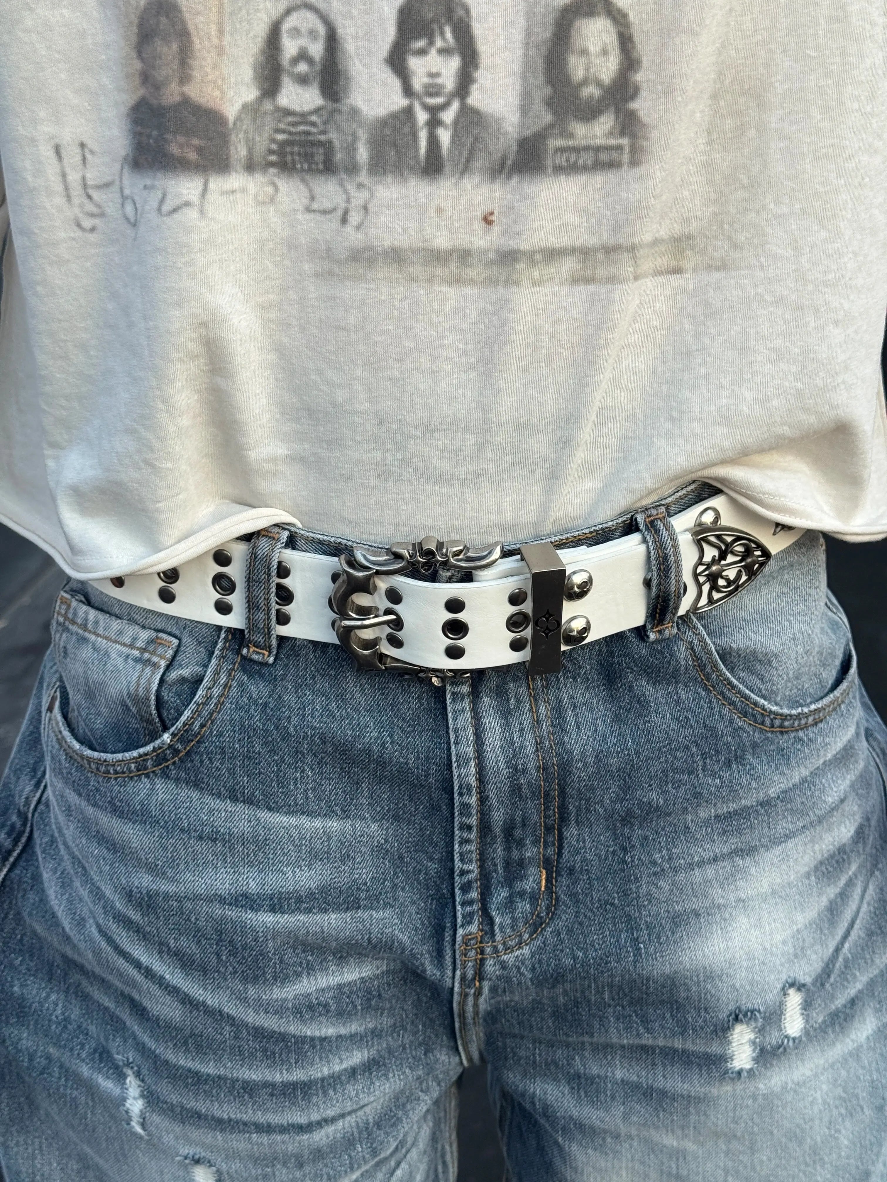 The Gothic Hardware Leather Belt