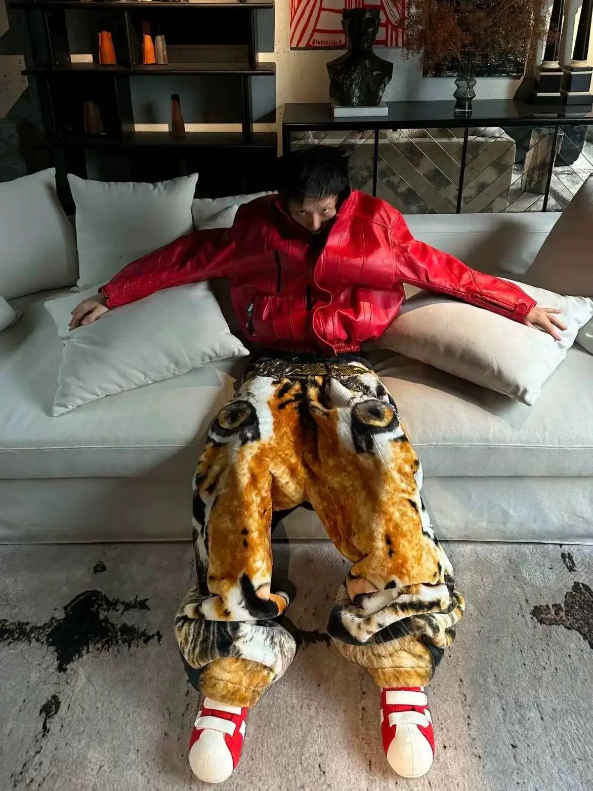 The Oversized Graphic Tiger Pants