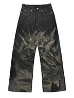 The Lost Paradise Laser Burnout Jeans