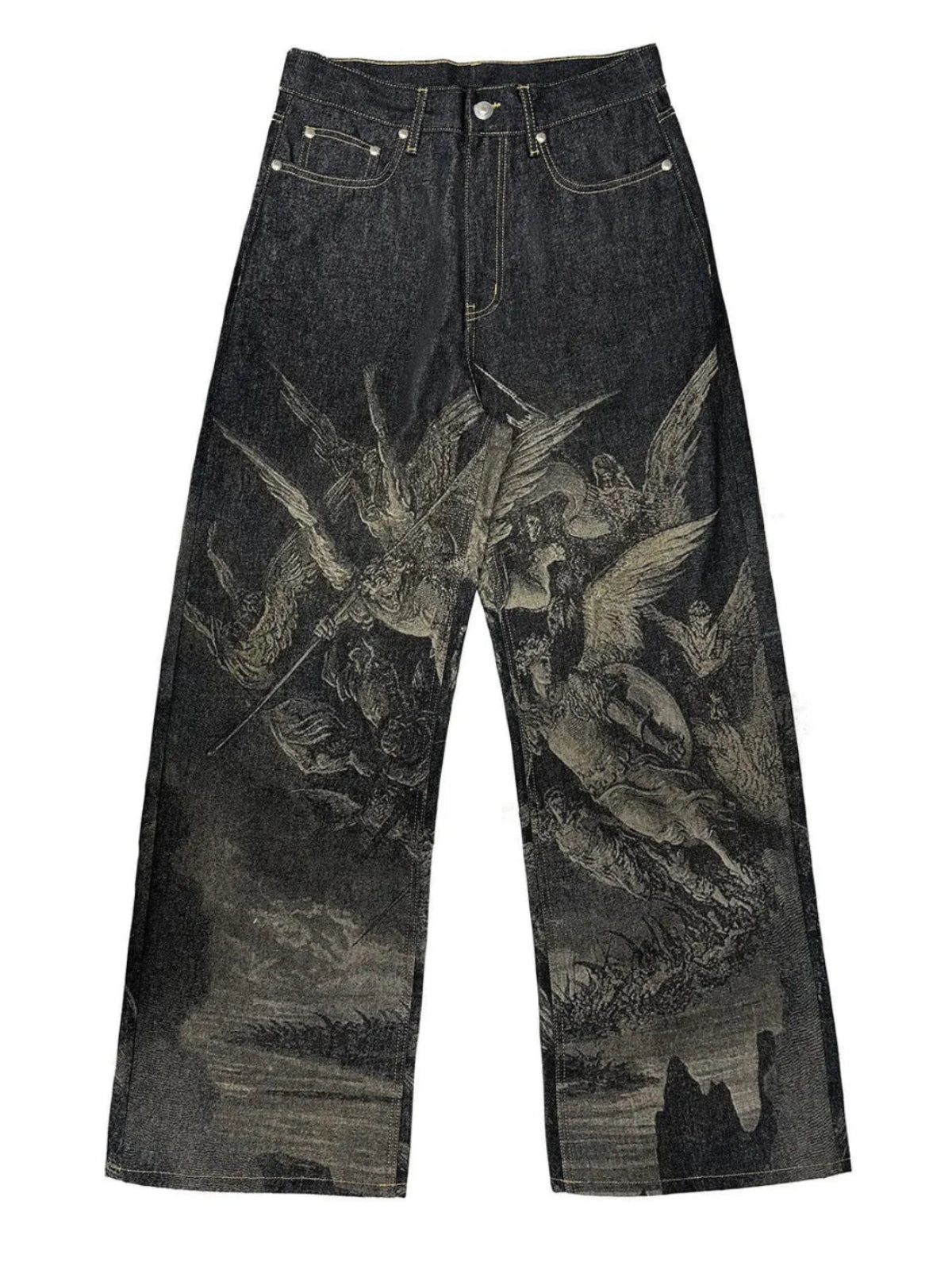 The Lost Paradise Laser Burnout Jeans