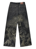 The Lost Paradise Laser Burnout Jeans
