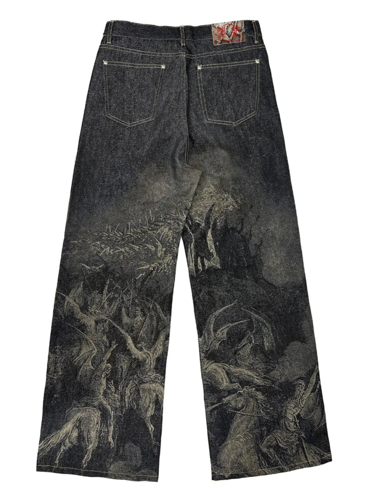The Lost Paradise Laser Burnout Jeans