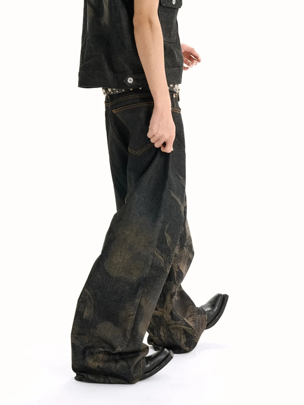 The Lost Paradise Laser Burnout Jeans