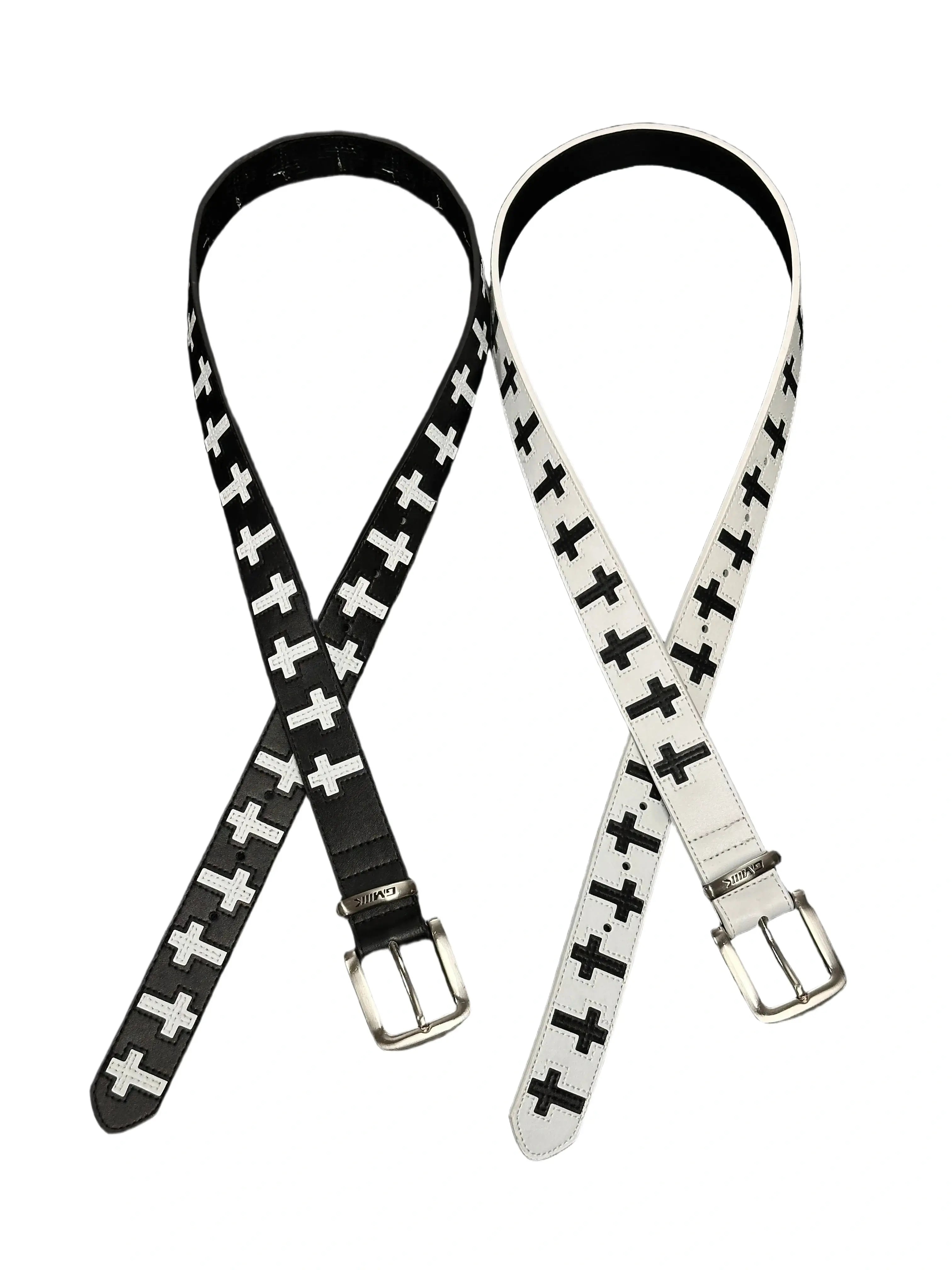 The Gothic Cross Leather Belt
