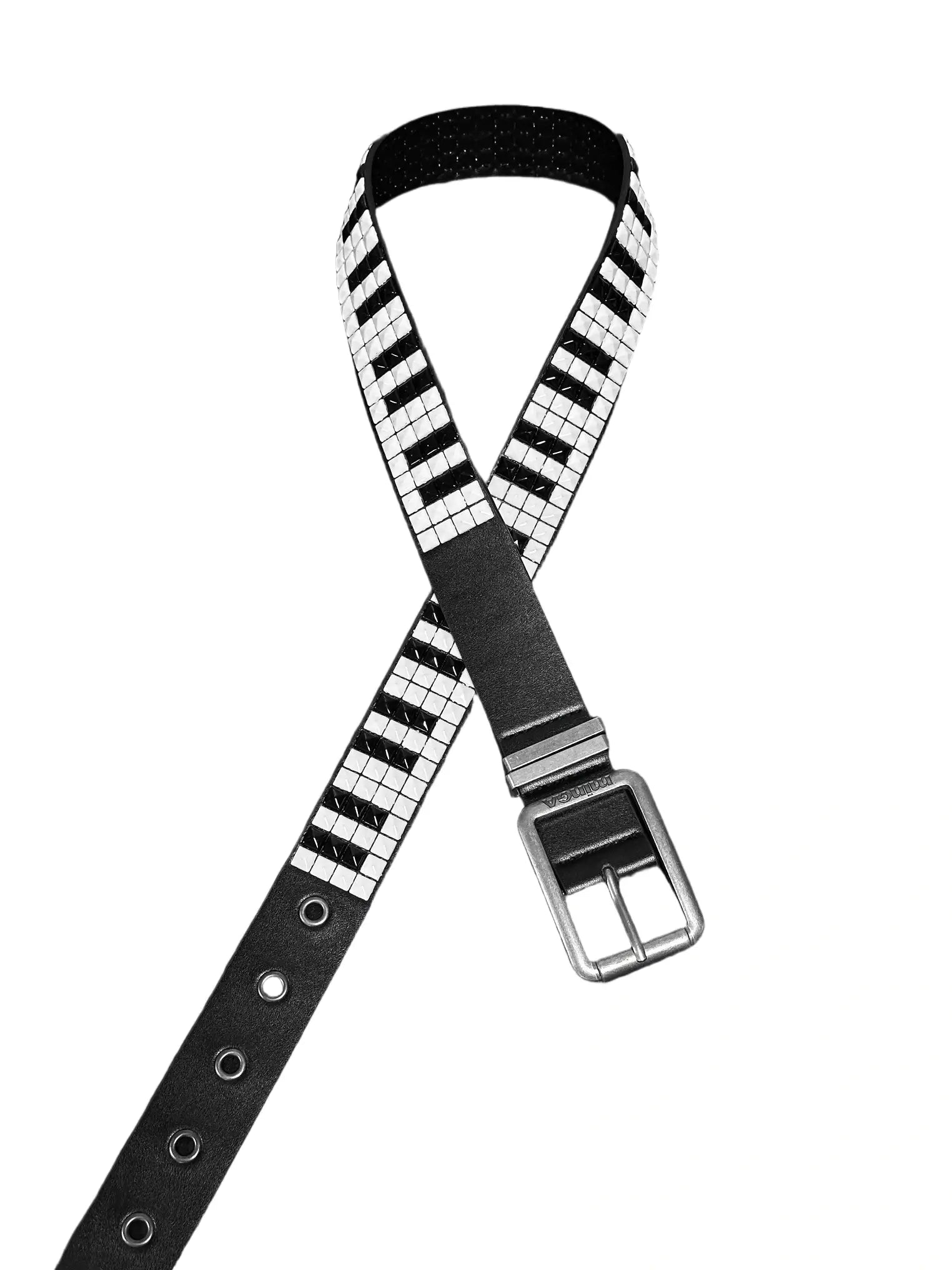 The Studded Piano Key Belt