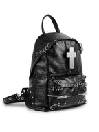 The Cracked Leather Cross Backpack
