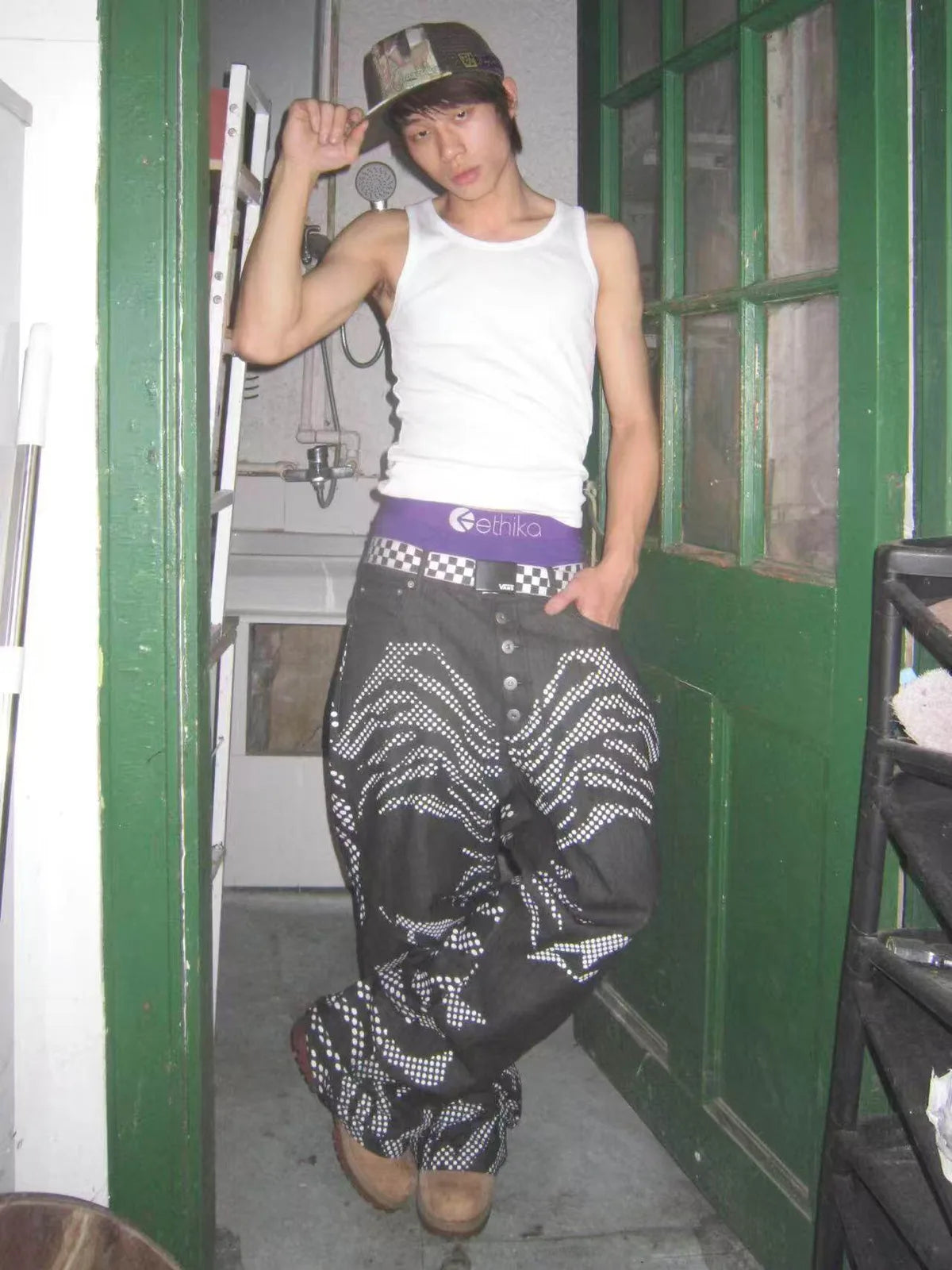 The Polka Tiger Straight-Leg Jeans