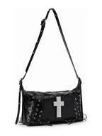 The Crossbound Lace-Up Shoulder Bag