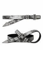 The Silver-Stamped Cross Belt