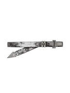 The Silver-Stamped Cross Belt