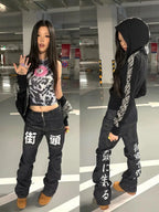 The Street Logo Baggy Jeans