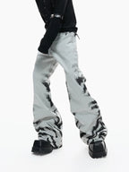 The Washed Tiger Dye Baggy Jeans