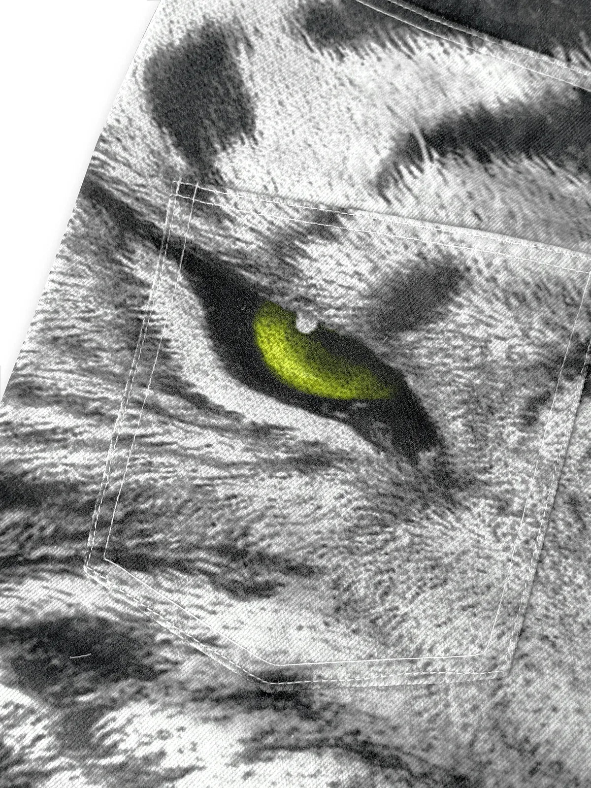 The White Tiger Graphic Baggy Jeans