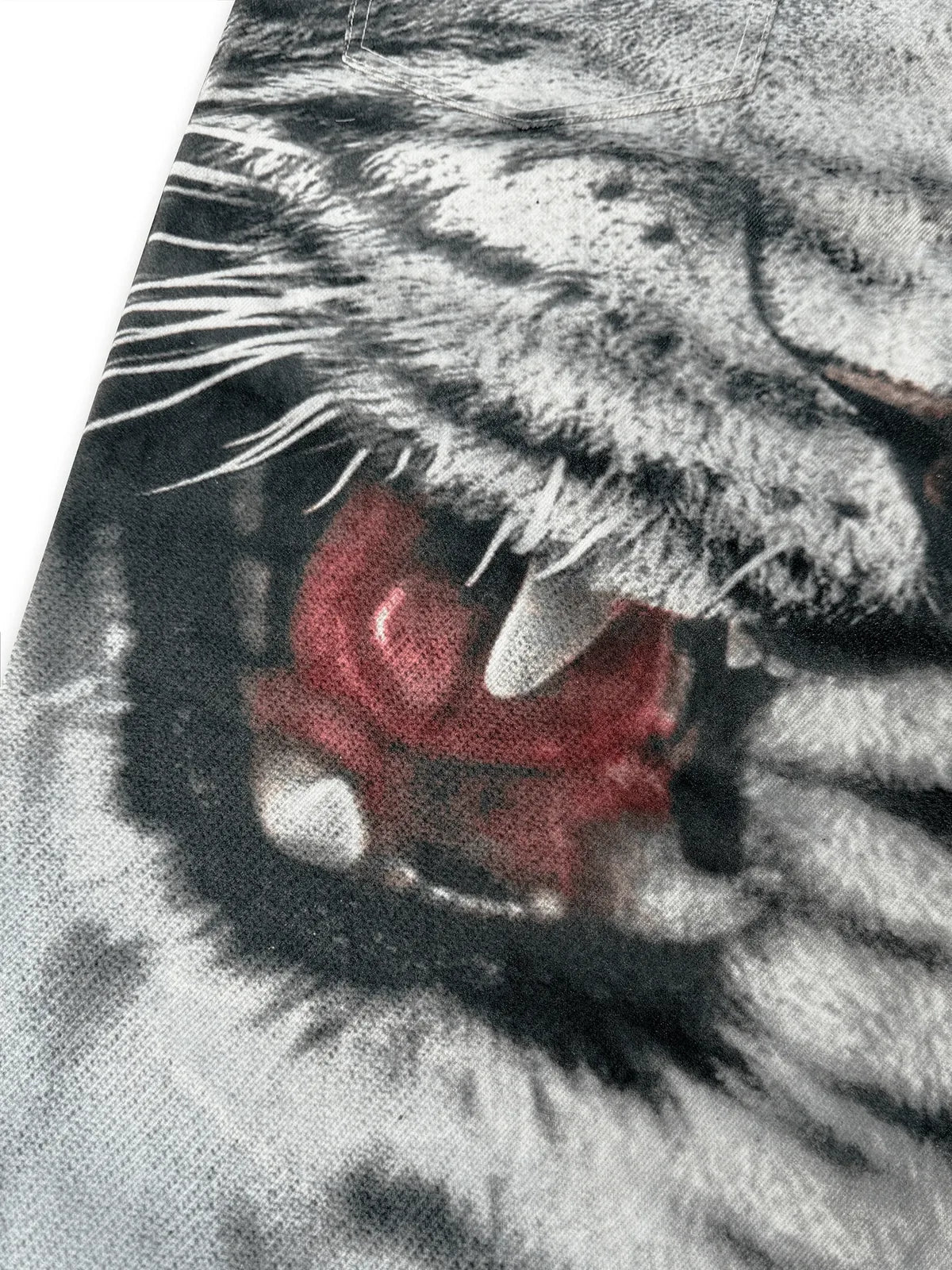 The White Tiger Graphic Baggy Jeans